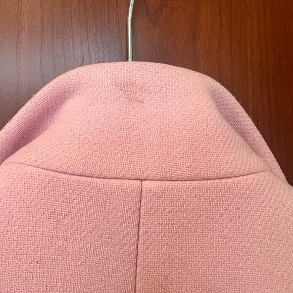 J Crew Cocoon Wool Blend Pink Coat - Size 2 - Picture 7 of 12